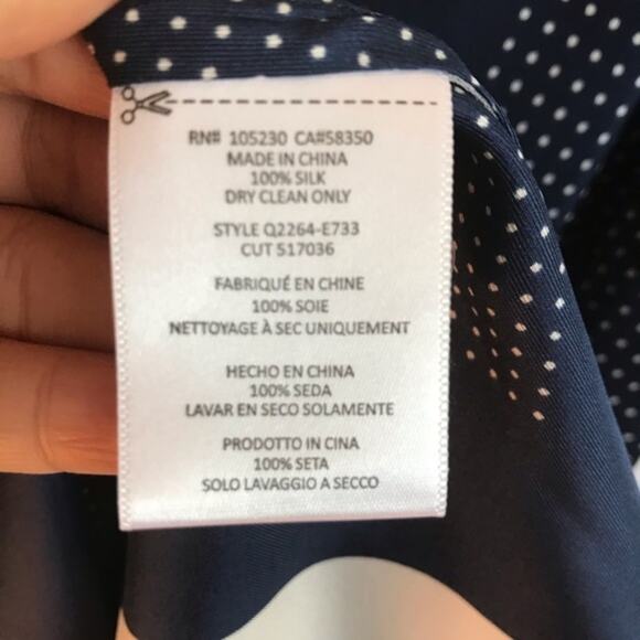 Equipment Silk Slip Dress Geometric Dot Print - Picture 6 of 6